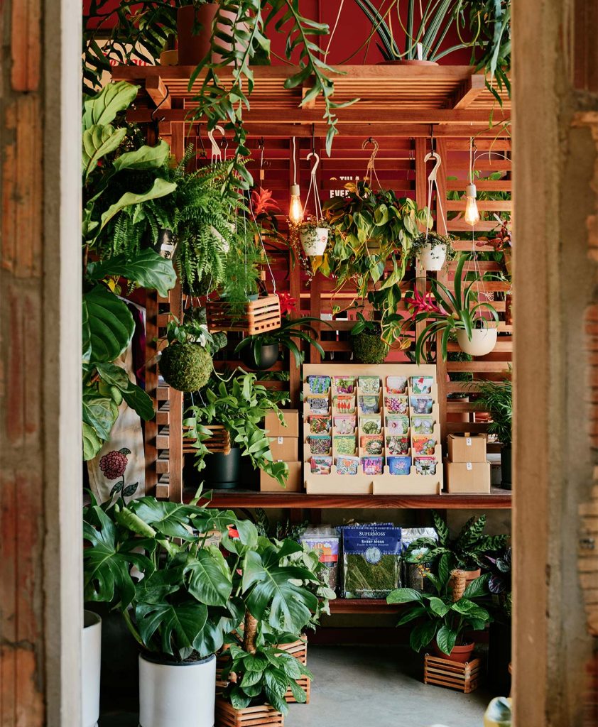 Greenpoint Landing, Tula House garden center.